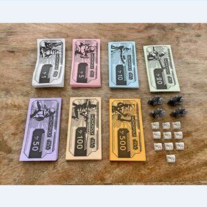 2008 Star Wars The Clone Wars Monopoly Replacement Money & Settlements